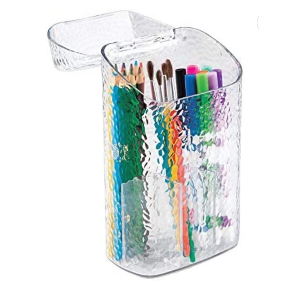 Clear Rain Toothbrush Storage Holder with Lid - Picture 3 of 5
